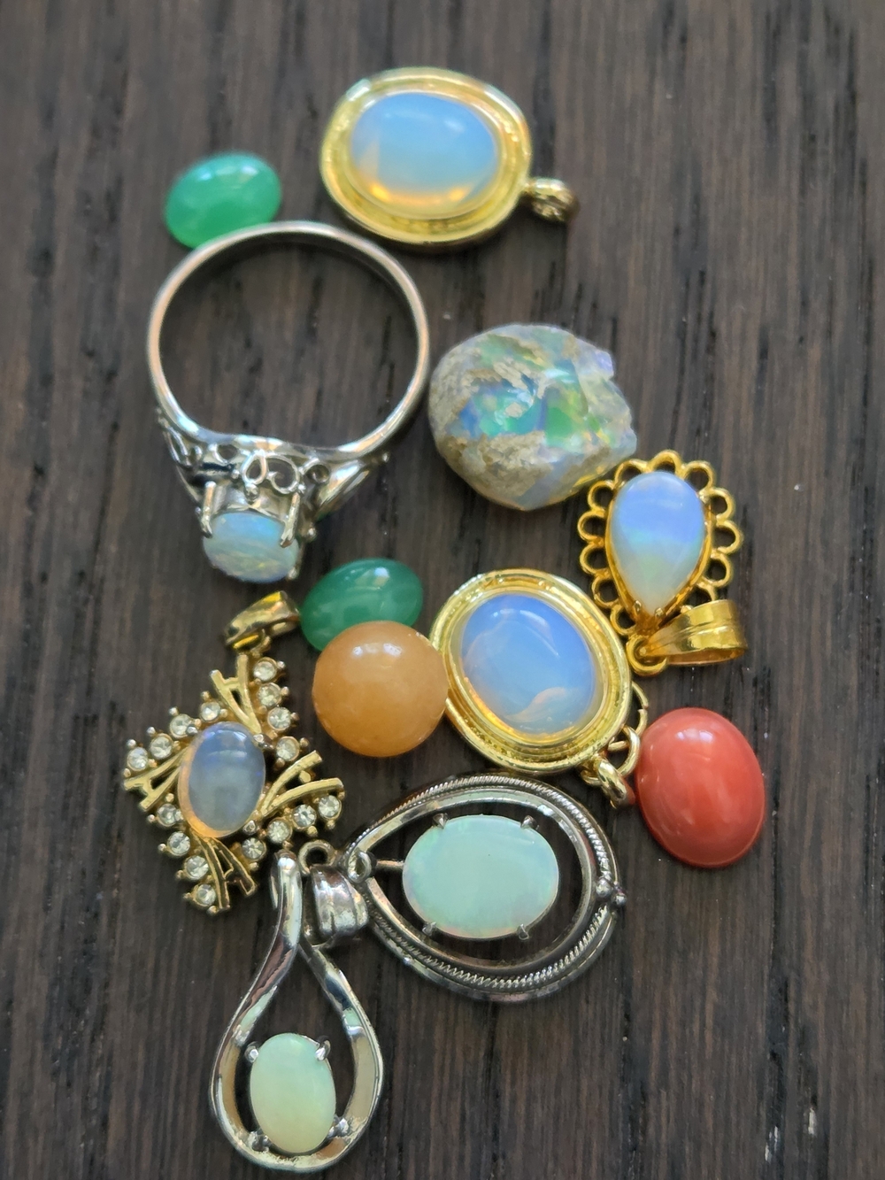 Mixed Gemstone Rings - Women Jewelry